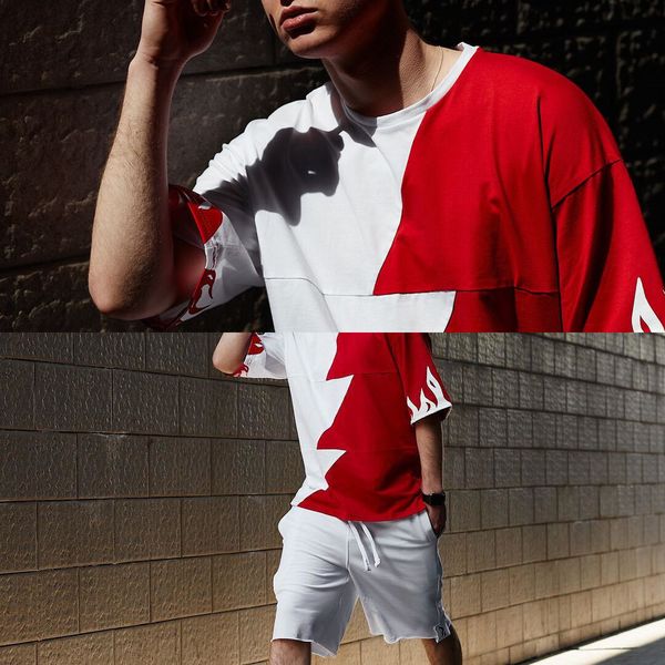 factory8zwa tshirts patchwork style fashion color mens short designer sleeve tee hip hop teenagers summer ins, White;black
factory8zwa tshirts patchwork style fashion color mens short designer sleeve tee hip hop teenagers summer ins, White;black