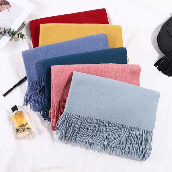scarves 2021 luxury solid cashmere scarf winter women pashmina shawls warm blanket wraps female foulard bandana hijabs tassel, Blue;gray
scarves 2021 luxury solid cashmere scarf winter women pashmina shawls warm blanket wraps female foulard bandana hijabs tassel, Blue;gray