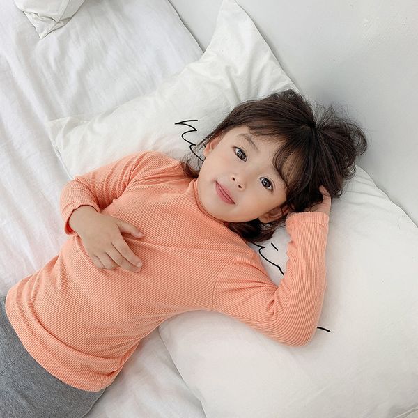 boys and girls candy color sanding high collar base spring autumn children all-match casual long-sleeved t shirts 210508, Blue
boys and girls candy color sanding high collar base spring autumn children all-match casual long-sleeved t shirts 210508, Blue