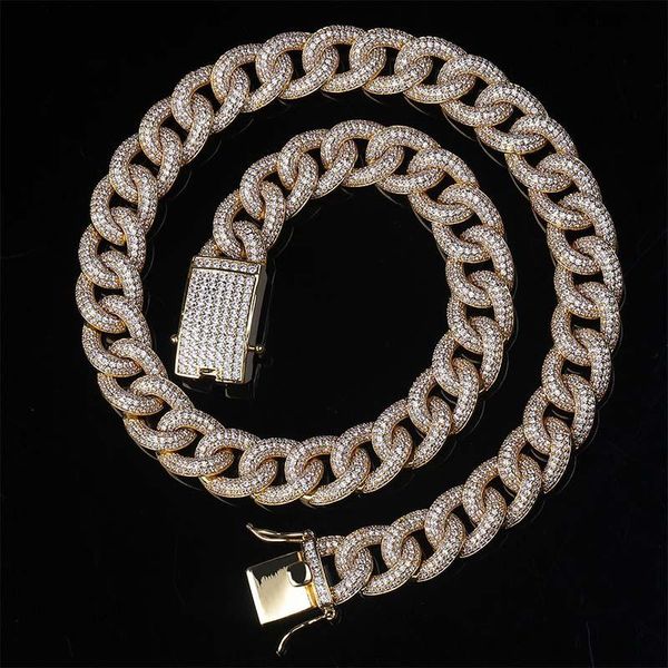 chains men hip hop iced out bling chain necklace micro pave zircon 15mm cuban necklaces hiphop jewelry drop, Silver
chains men hip hop iced out bling chain necklace micro pave zircon 15mm cuban necklaces hiphop jewelry drop, Silver