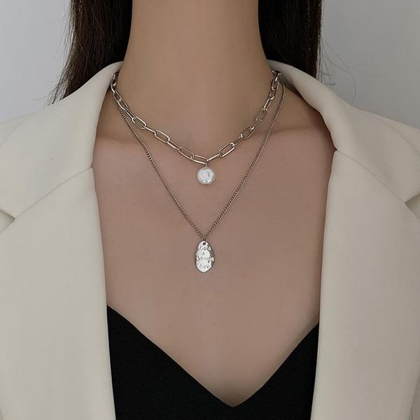 pendant necklaces ins cold wind baroque pearl pendants stacked of the year female niche design sense collarbone chain, Silver
pendant necklaces ins cold wind baroque pearl pendants stacked of the year female niche design sense collarbone chain, Silver