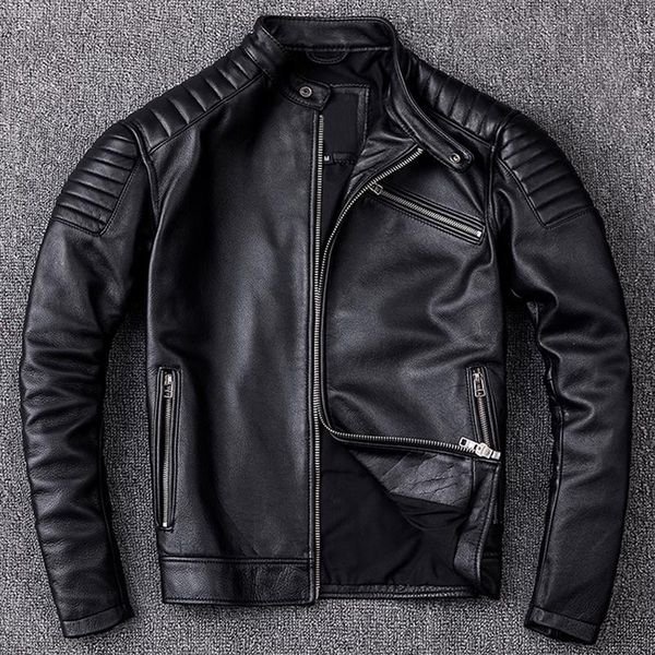 men's leather & faux motorcycle style cowhide genuine clothes,fashion black motor biker jacket cool coat plus size 5xl
men's leather & faux motorcycle style cowhide genuine clothes,fashion black motor biker jacket cool coat plus size 5xl
