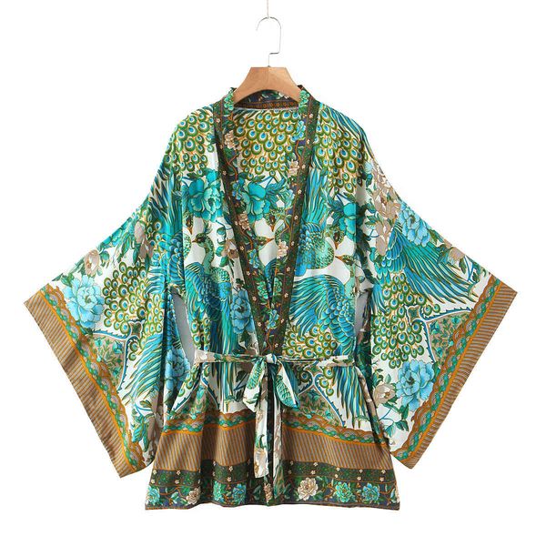 women's & shirts 4 colors women kimono summer floral print bohemian sashes short cardigan robe beach boho blouses shirt cover-ups, White
women's & shirts 4 colors women kimono summer floral print bohemian sashes short cardigan robe beach boho blouses shirt cover-ups, White