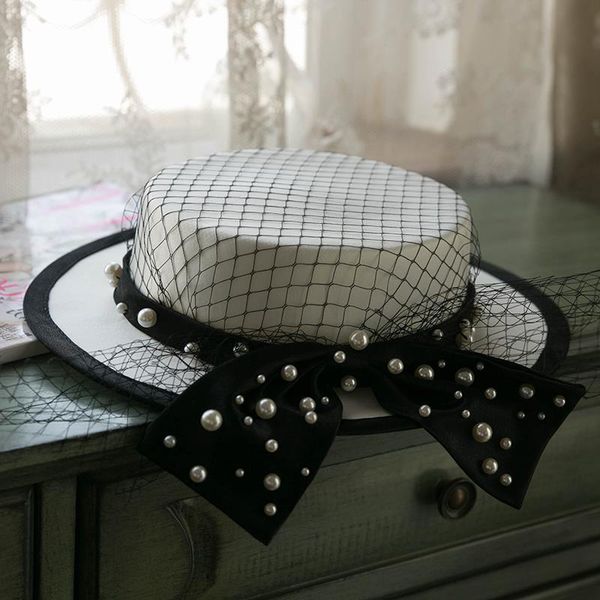 stingy brim hats women's hat summer elegance white satin mesh vintage wedding dress french hepburn style beach studio flat-21.6, Blue;gray
stingy brim hats women's hat summer elegance white satin mesh vintage wedding dress french hepburn style beach studio flat-21.6, Blue;gray