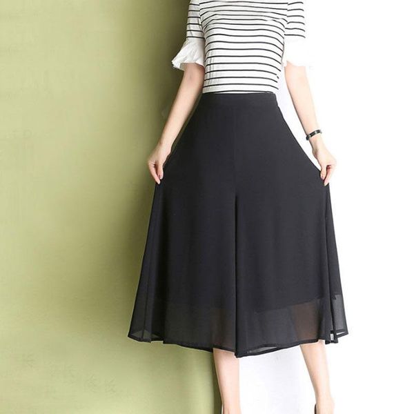 women's pants & capris women fashion wide leg loose high elastic waist see-through chiffon office lady elegant trousers casual streetwe, Black;white
women's pants & capris women fashion wide leg loose high elastic waist see-through chiffon office lady elegant trousers casual streetwe, Black;white