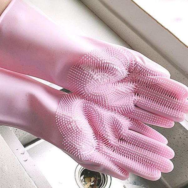 disposable gloves 2pairs/lot multifunction silicone cleaning magic dish washing for kitchen household dishwashing
disposable gloves 2pairs/lot multifunction silicone cleaning magic dish washing for kitchen household dishwashing