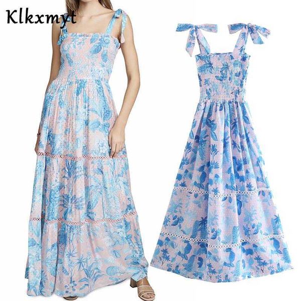 klkxmyt za dress women summer blue elegant floral print midi dresses sleeveless bow lace up elastic party sundress vestido 210527, Black;gray
klkxmyt za dress women summer blue elegant floral print midi dresses sleeveless bow lace up elastic party sundress vestido 210527, Black;gray