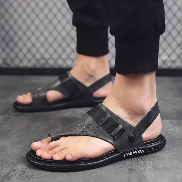 slippers men casual shoes sneakers fashion light breathable men's designer flip flops hombre leather beach summer 2021 blade, Black
slippers men casual shoes sneakers fashion light breathable men's designer flip flops hombre leather beach summer 2021 blade, Black