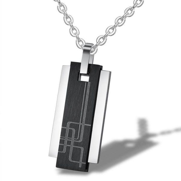 pendant necklaces creative square tag necklace black rotatable geometric for mens womens classic charm casual party jewelry gift, Silver
pendant necklaces creative square tag necklace black rotatable geometric for mens womens classic charm casual party jewelry gift, Silver