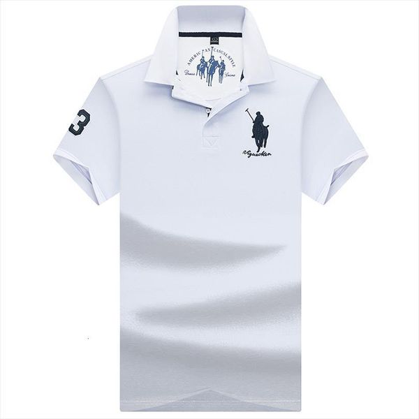 short sleeved shirt summer youthful mens polos business casual solid color turn down collar embroidery polo for men, White;black
short sleeved shirt summer youthful mens polos business casual solid color turn down collar embroidery polo for men, White;black