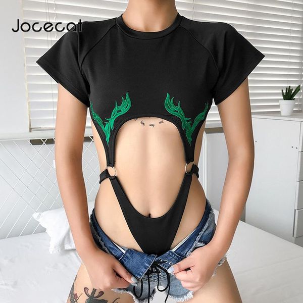black cut out beach jumpsuit summer rave clothes short sleeve floral embroidery backless gothic bodysuit women women's jumpsuits & romp, Black;white
black cut out beach jumpsuit summer rave clothes short sleeve floral embroidery backless gothic bodysuit women women's jumpsuits & romp, Black;white