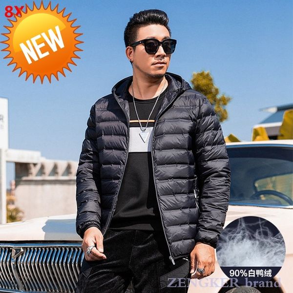 large size men's winter 7xl 8xl new hooded wild loose white duck down lightweight jacket ultralight coat, Black
large size men's winter 7xl 8xl new hooded wild loose white duck down lightweight jacket ultralight coat, Black