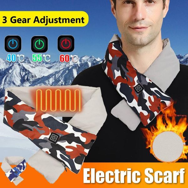electric heated winter scarf women men couple camouflage neckerchief 3 gear adjustable outdoor heating cycling caps & masks, Black
electric heated winter scarf women men couple camouflage neckerchief 3 gear adjustable outdoor heating cycling caps & masks, Black