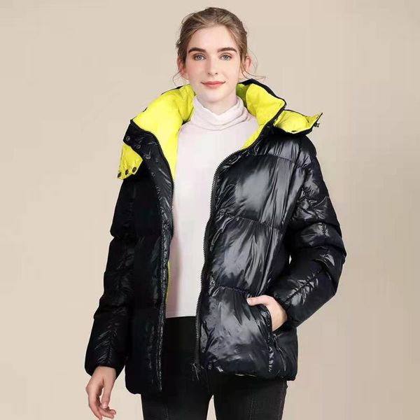 loose large size cotton coat for women autumn and winter women's bread down & parkas, Black
loose large size cotton coat for women autumn and winter women's bread down & parkas, Black
