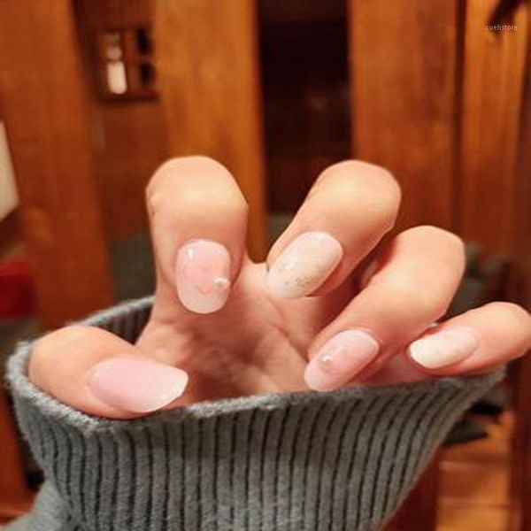 pieces false nail full cover fake crystal elegant pink gradient french short nails ellipse shape fake1, Red;gold
pieces false nail full cover fake crystal elegant pink gradient french short nails ellipse shape fake1, Red;gold