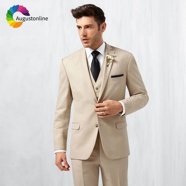 men's suits & blazers wedding men slim fit beige groom wear tuxedos 3 pieces (jacket+pants+vest) bridegroom man blazer nk4e, White;black
men's suits & blazers wedding men slim fit beige groom wear tuxedos 3 pieces (jacket+pants+vest) bridegroom man blazer nk4e, White;black