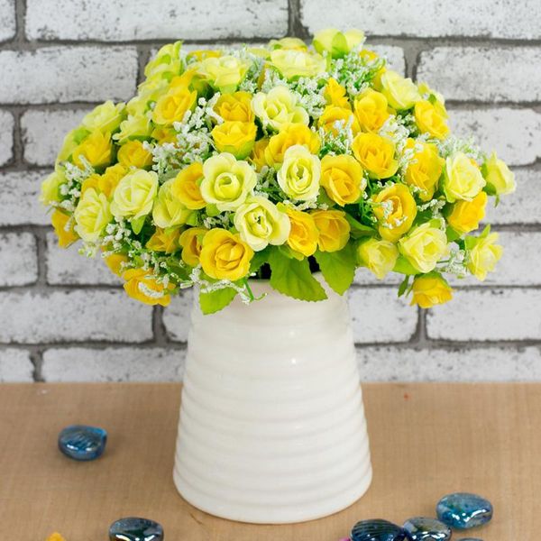 artificial flowers rose 21 head 7 branches in 1 bouquet silk plastic wedding office home decor decorative & wreaths
artificial flowers rose 21 head 7 branches in 1 bouquet silk plastic wedding office home decor decorative & wreaths