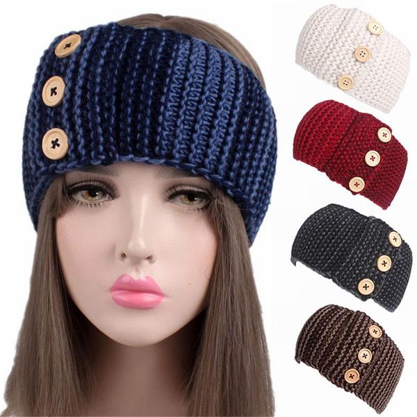 trapper hats wool hair band ladies headband winter warm ear protection headgear crochet knitted turban wrap accessories women button, Blue;gray 
trapper hats wool hair band ladies headband winter warm ear protection headgear crochet knitted turban wrap accessories women button, Blue;gray