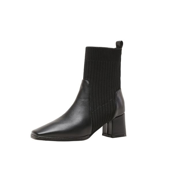 winter short boots women designer socks boots goat suede natural genuine leather buckle block square toes high heel lady warorwar brand ygn0, Black
winter short boots women designer socks boots goat suede natural genuine leather buckle block square toes high heel lady warorwar brand ygn0, Black