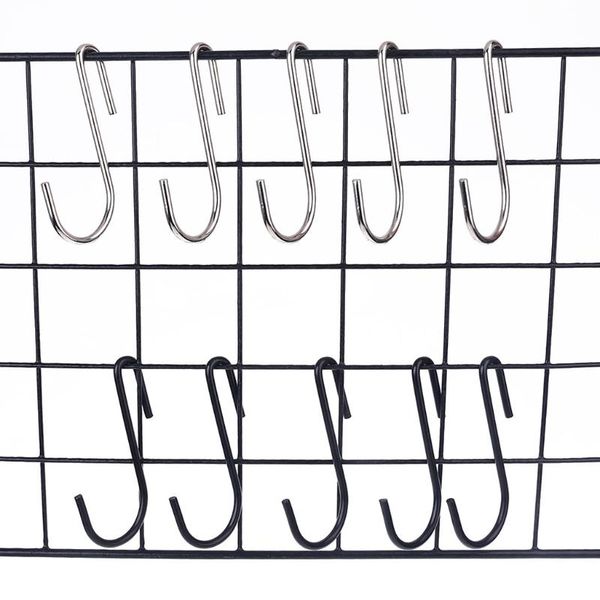 hangers & racks 10pcs/set stainless steel s-shaped kitchen hanging hooks bathroom bath ball hook bedroom wind chimes hanger home lantern
hangers & racks 10pcs/set stainless steel s-shaped kitchen hanging hooks bathroom bath ball hook bedroom wind chimes hanger home lantern