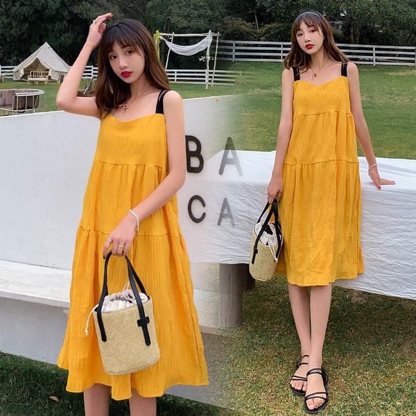 9955# summer chic ins sleeveless maternity long dress a line loose sundress clothes for pregnant women lovely fashion pregnancy dresses, White
9955# summer chic ins sleeveless maternity long dress a line loose sundress clothes for pregnant women lovely fashion pregnancy dresses, White