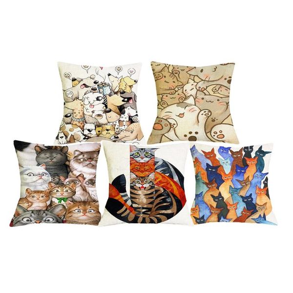 cushion/decorative pillow car sofa throw case cartoon colorful chubby cats home decor cojines 45*45cm square cushion cover almofadas fundas
cushion/decorative pillow car sofa throw case cartoon colorful chubby cats home decor cojines 45*45cm square cushion cover almofadas fundas