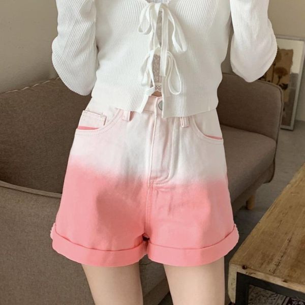 women's shorts summer korean style casual high waisted green navy wide leg denim for women , woman clothes loose jeans, White;black
women's shorts summer korean style casual high waisted green navy wide leg denim for women , woman clothes loose jeans, White;black