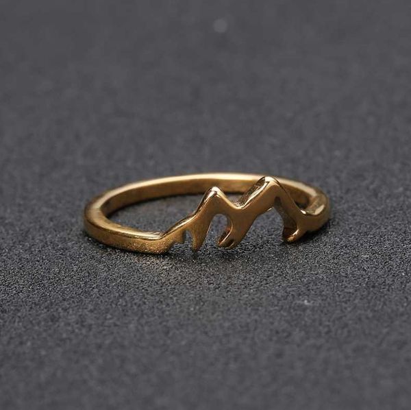 cluster rings mountain shape thin ring vintage simple wedding engagement finger accessories, Golden;silver
cluster rings mountain shape thin ring vintage simple wedding engagement finger accessories, Golden;silver