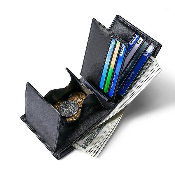 wallets rfid cow leather men card holder po large capacity retro short hasp bifold wallet money coin1, Red;black
wallets rfid cow leather men card holder po large capacity retro short hasp bifold wallet money coin1, Red;black