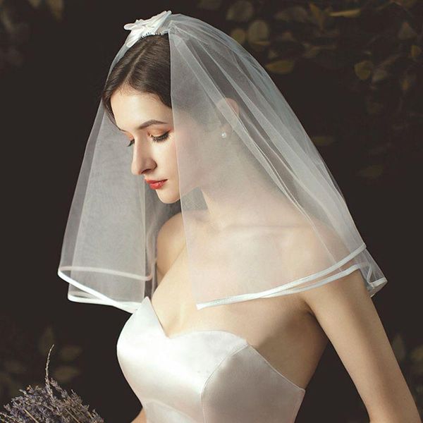 bridal veils womens double tier tulle short veil romantic sweet bowknot satin ribbon trim wedding party hair accessories with w0ya, Black
bridal veils womens double tier tulle short veil romantic sweet bowknot satin ribbon trim wedding party hair accessories with w0ya, Black