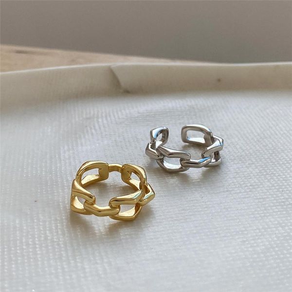 real 925 sterling silver women niche design geometric uneven open rings girls fashion resizable 18k gold plated chic cluster, Golden;silver
real 925 sterling silver women niche design geometric uneven open rings girls fashion resizable 18k gold plated chic cluster, Golden;silver