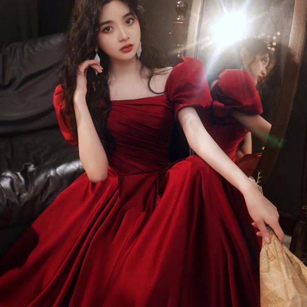 ethnic clothing romantic bride wedding dress square collar evening party temperament prom gown elegant banquet formal s-3xl, Red
ethnic clothing romantic bride wedding dress square collar evening party temperament prom gown elegant banquet formal s-3xl, Red