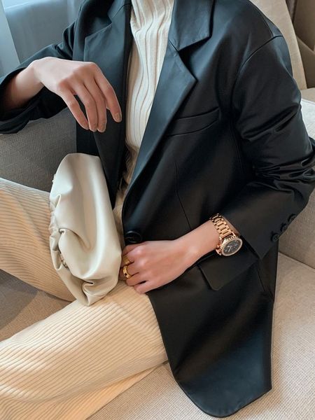 women's leather & faux 2021 suit coat spring autumn fashion black sheepskin medium long ol plus size
women's leather & faux 2021 suit coat spring autumn fashion black sheepskin medium long ol plus size