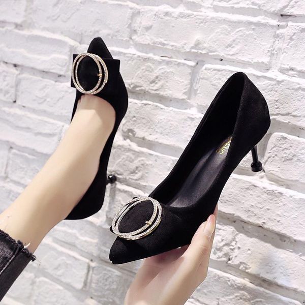 dress shoes women pumps lady suede leather crystal square pointed fashion thick autumn single wedding female high heels w32-30, Black
dress shoes women pumps lady suede leather crystal square pointed fashion thick autumn single wedding female high heels w32-30, Black