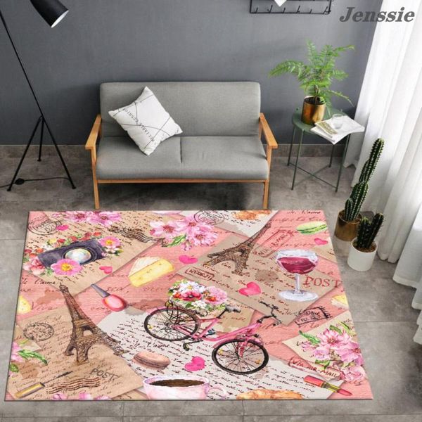 carpets romantic city paris tower pattern living room rectangle bedside floor mats cherry blossom and rug for home 60x90cm
carpets romantic city paris tower pattern living room rectangle bedside floor mats cherry blossom and rug for home 60x90cm