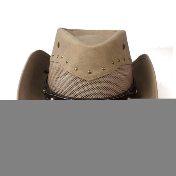 cloches 100% leather men women mesh western cowboy hat wide brim outdoor sombrero hombre cowgirl ghost, Blue;gray
cloches 100% leather men women mesh western cowboy hat wide brim outdoor sombrero hombre cowgirl ghost, Blue;gray