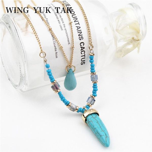 pendant necklaces wing yuk tak bohemia women necklace 2021 multi layer stone for fashion charm jewelry, Silver
pendant necklaces wing yuk tak bohemia women necklace 2021 multi layer stone for fashion charm jewelry, Silver