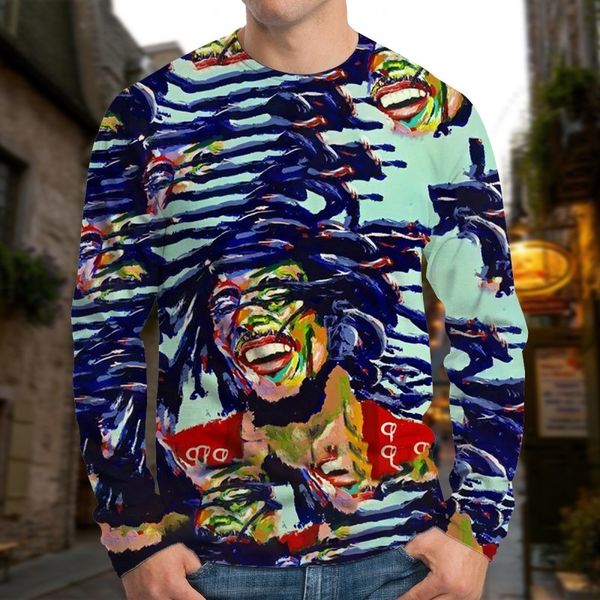 men's european and color corrugated male printing 3d t-shirt street wear round neck high-quality long-sleeved xl printing daily, White;black
men's european and color corrugated male printing 3d t-shirt street wear round neck high-quality long-sleeved xl printing daily, White;black
