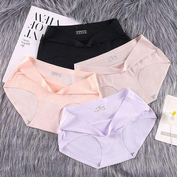 women's panties ice silk women seamless underwear breathable briefs mid-rise panty skin-friendly lingerie comfort underpants, Black;pink
women's panties ice silk women seamless underwear breathable briefs mid-rise panty skin-friendly lingerie comfort underpants, Black;pink