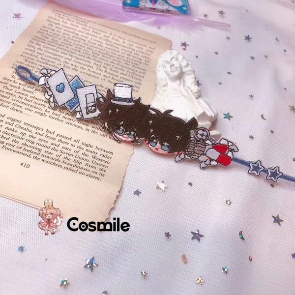 link, chain cosmile detective conan kudou shinichi kid the phantom thief embroidery bracelet pendant gift c, Black
link, chain cosmile detective conan kudou shinichi kid the phantom thief embroidery bracelet pendant gift c, Black