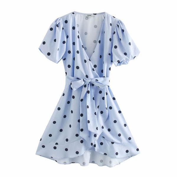 women elegant v neck polka dot print hem ruffles mini dress lady lantern sleeve vestidos chic bow sashes dresses ds3637 210419, Black;gray
women elegant v neck polka dot print hem ruffles mini dress lady lantern sleeve vestidos chic bow sashes dresses ds3637 210419, Black;gray