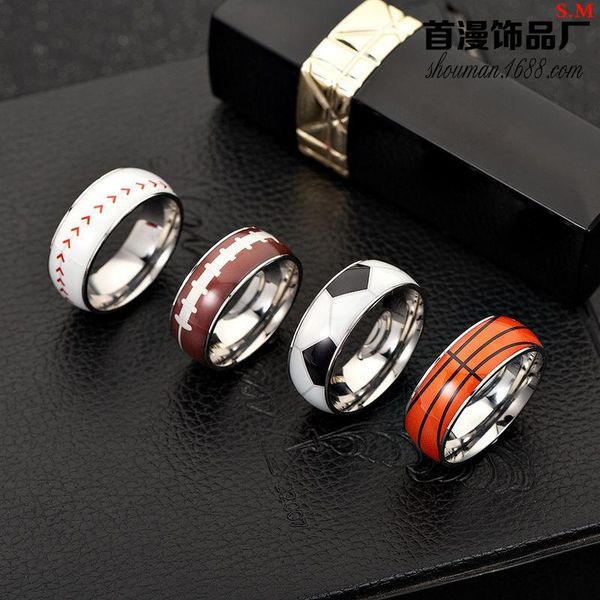 basketball rings rugby baseball football sports stainless steel for trendy men jewelry 2021 cluster, Golden;silver
basketball rings rugby baseball football sports stainless steel for trendy men jewelry 2021 cluster, Golden;silver