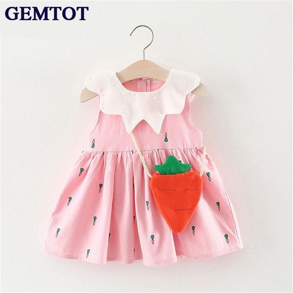 girl's dresses gemtot 2021 girls baby clothes cartoon carrot sleeveless dress fashion gift bag pink yellow summer brand comfort k1, Red;yellow
girl's dresses gemtot 2021 girls baby clothes cartoon carrot sleeveless dress fashion gift bag pink yellow summer brand comfort k1, Red;yellow