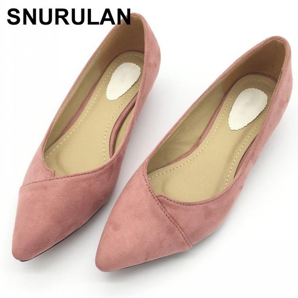 dress shoes snurulan pointed toe women's low heels pumps spring autumn flock plain slip on spike heel for woman ladies e642, Black
dress shoes snurulan pointed toe women's low heels pumps spring autumn flock plain slip on spike heel for woman ladies e642, Black