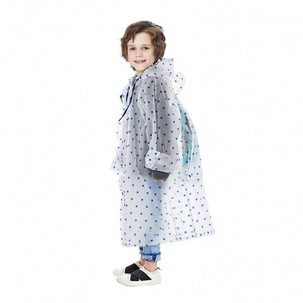 coat 1 pcs kids raincoat transparent eva plastic travel waterproof rainwear outdoor rain with backpack position gift, Blue;gray
coat 1 pcs kids raincoat transparent eva plastic travel waterproof rainwear outdoor rain with backpack position gift, Blue;gray