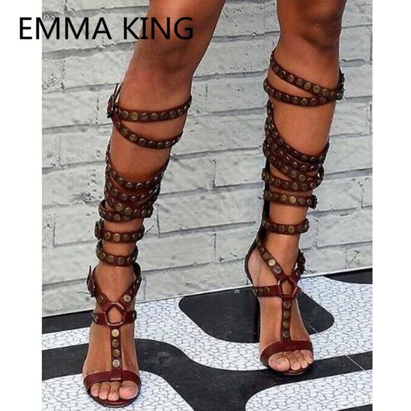 buckle metal button women summer knee high boots open toe heel ladies roman shoes woman fashion gladiator sandals, Black
buckle metal button women summer knee high boots open toe heel ladies roman shoes woman fashion gladiator sandals, Black