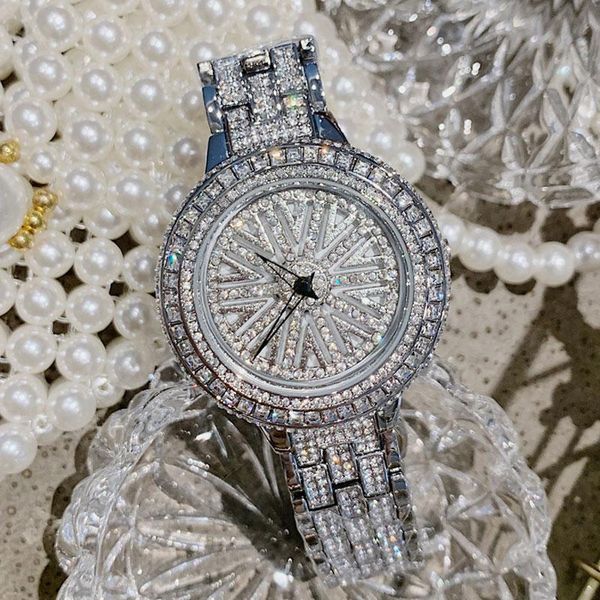 wristwatches women's watch handmade diamond bling luxury rotating quartz waterproof casual rose gold silver for women clock, Slivery;brown
wristwatches women's watch handmade diamond bling luxury rotating quartz waterproof casual rose gold silver for women clock, Slivery;brown