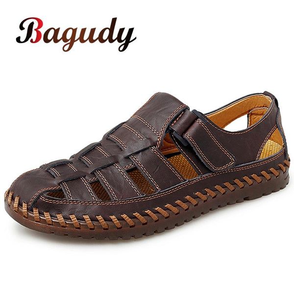 sandals summer genuine leather men 2021 leisure beach shoes breathable the men's big size 39-47, Black
sandals summer genuine leather men 2021 leisure beach shoes breathable the men's big size 39-47, Black