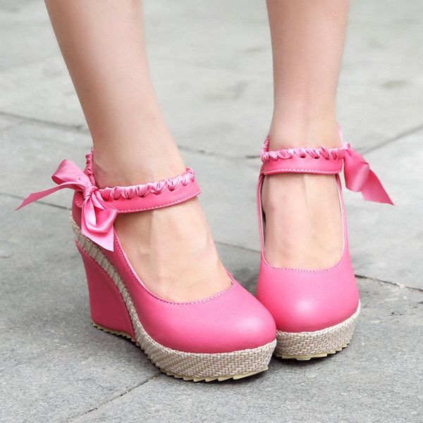 dress shoes coolulu 2021 pink women pumps wedges high heel platform all match mary janes casual ladies bow tie size 34-43, Black
dress shoes coolulu 2021 pink women pumps wedges high heel platform all match mary janes casual ladies bow tie size 34-43, Black