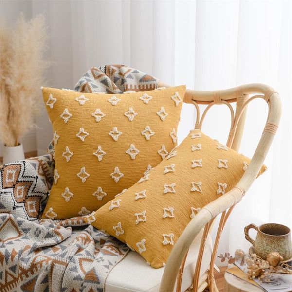 cushion/decorative pillow yellow cushion cover white flower star pure cotton pillowcase waist pillowcover bedroom sofa window zip 30x50cm/50
cushion/decorative pillow yellow cushion cover white flower star pure cotton pillowcase waist pillowcover bedroom sofa window zip 30x50cm/50